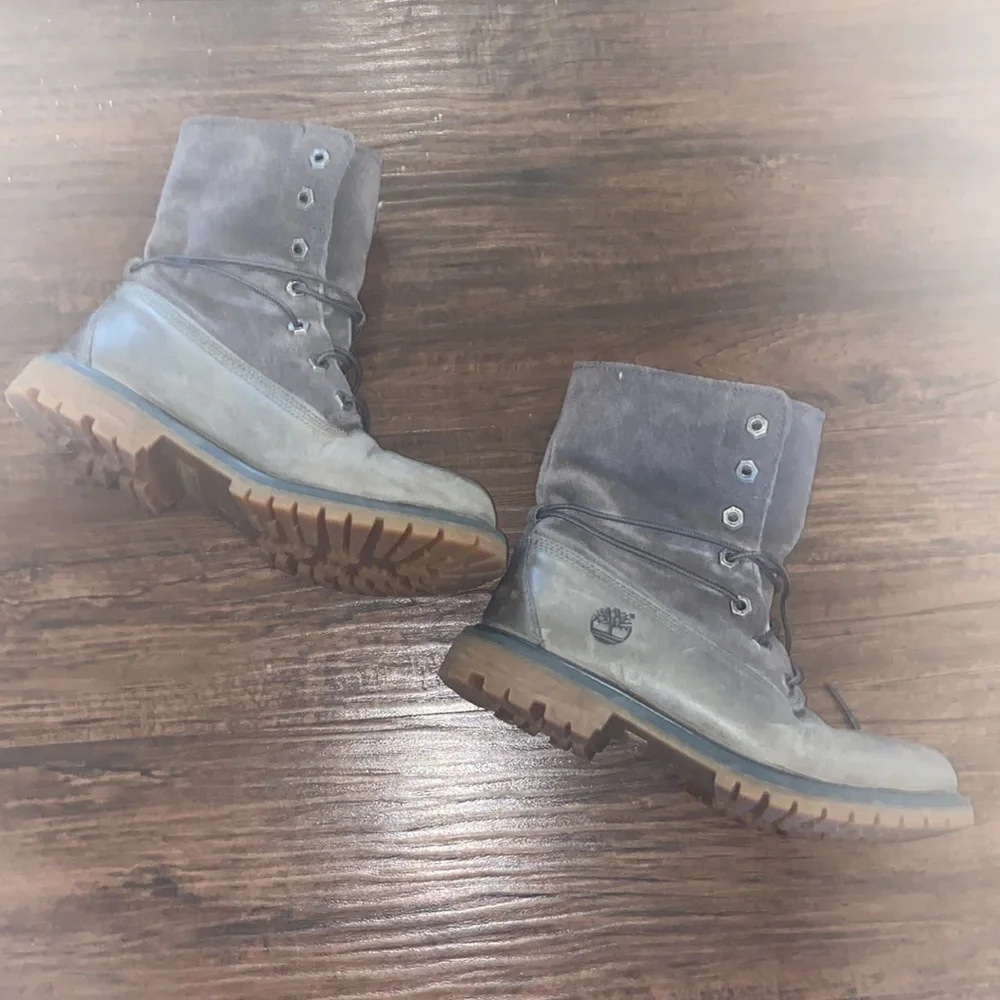 Grey Timberlands GUC size 7 - Picture 6 of 10